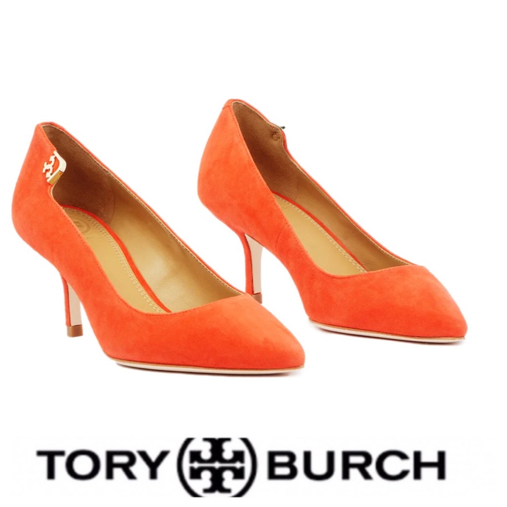 💕SALE💕 Tory Burch Elizabeth Poppy Orange - Picture 2 of 10